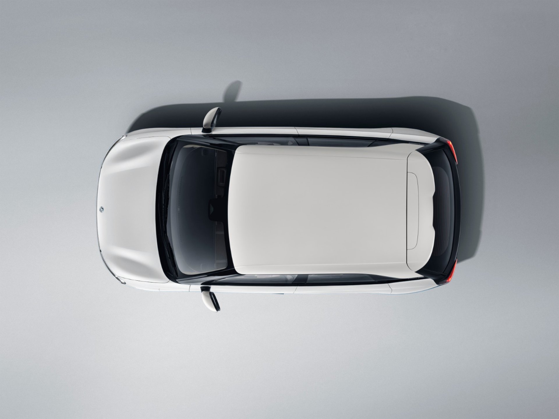 Dongfeng box EV white top view
