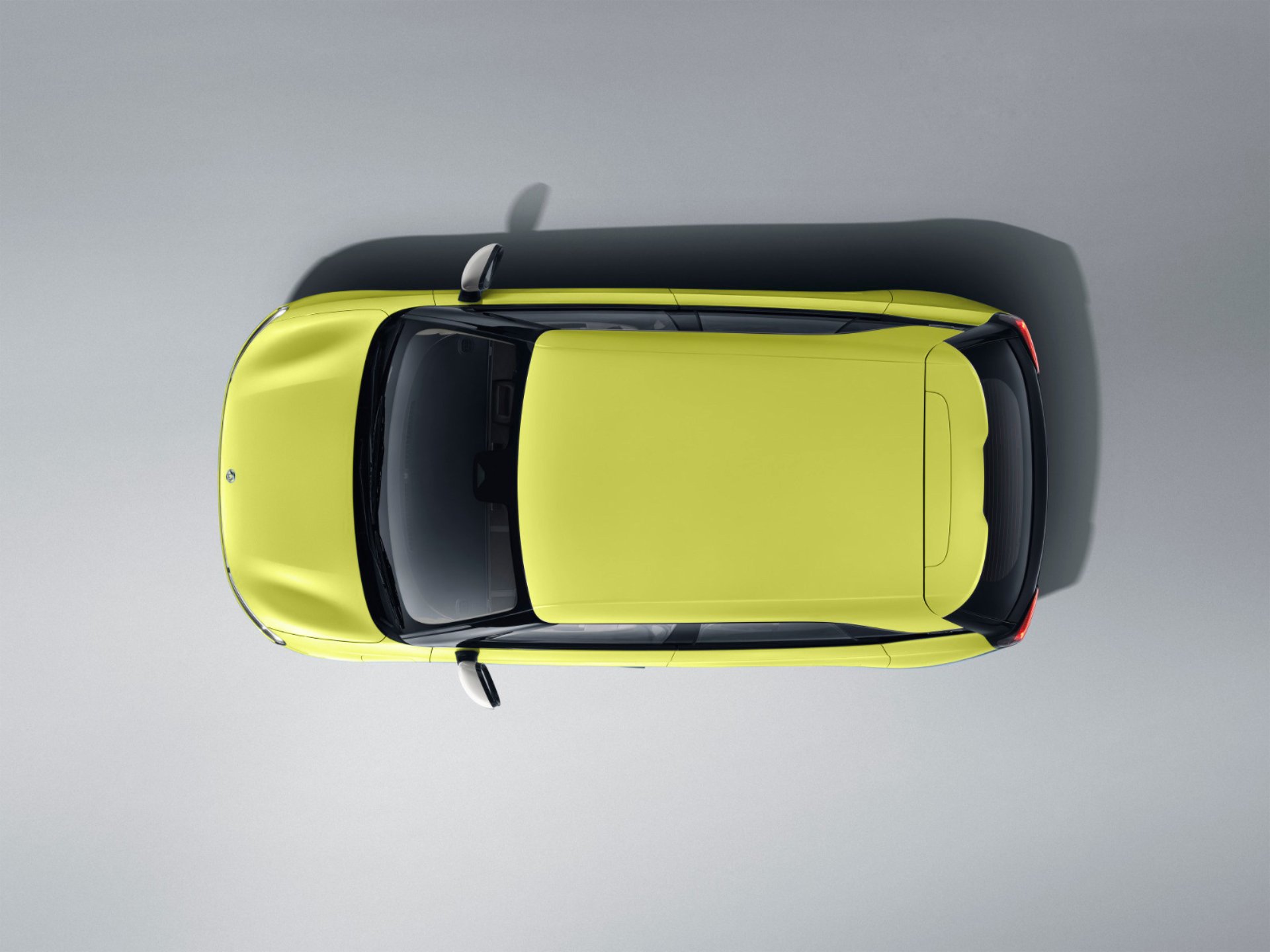 Dongfeng box EV yellow top view