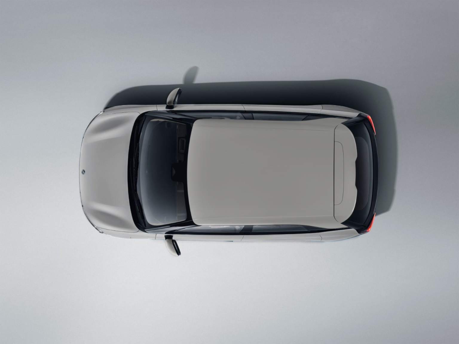 Dongfeng box EV silver top view